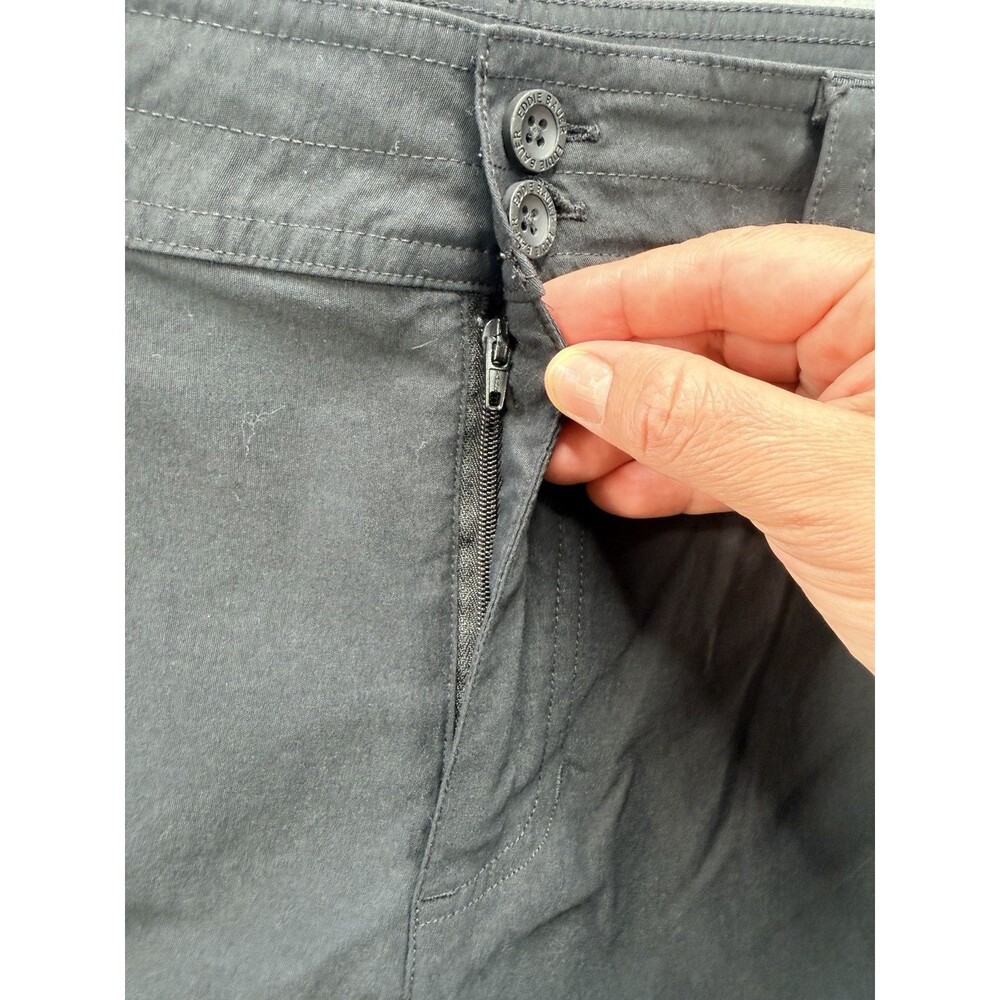 Eddie Bauer Womens Cargo Shorts Black Hiking Outdoor Casual Size 12 - Picture 4 of 10